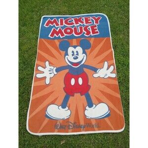 Disney Parks Walt Disney world mickey mouse plush Throw Blanket 60"×40"